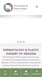 Mobile Screenshot of dermplasticsaz.com